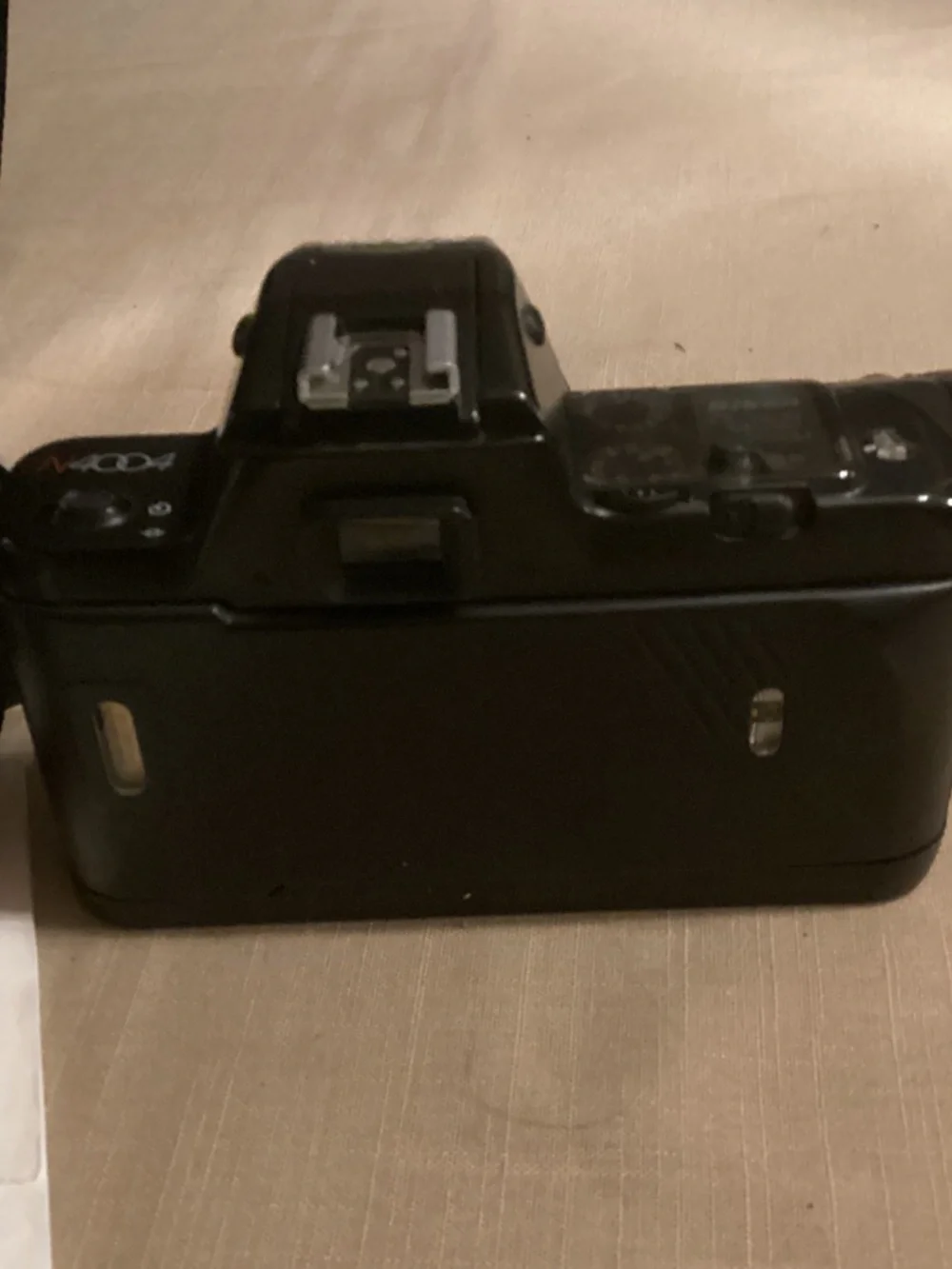 EUC Nikon N4004 AF 35mm Film Camera with Black Body and Red-Trim Bag
